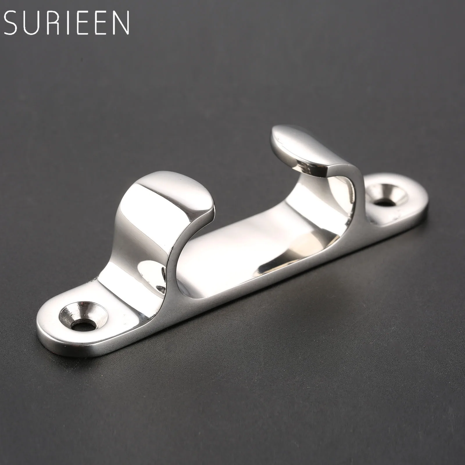 SURIEEN 4 дюйма 100 мм серебристый цвет 316 из нержавеющей стали прямой Fairlead Bow Chock Boat