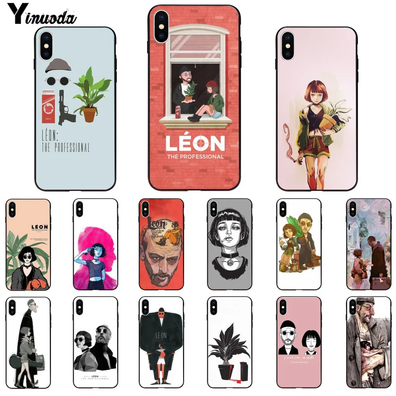 Yinuoda Leon Matilda Natalie Portman DIY Окрашенные красивые аксессуары для телефонов Чехол iPhone 5 5Sx