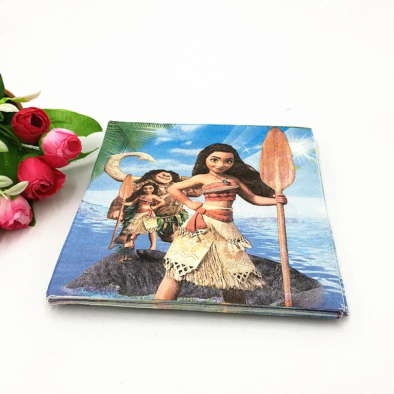 20 шт./лот салфетки с миньонами вечерние для дня рождения одноразовые | Дом и сад