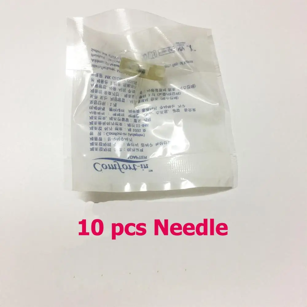 needle-10 pcs 0,5 мл гиалуроновая ручка с 5 шприцами 1 иглой распылитель сыворотка гиалурон инъекции ручка для удаления морщин Подтяжка кожи против старения - Цвет: needle-10 pcs