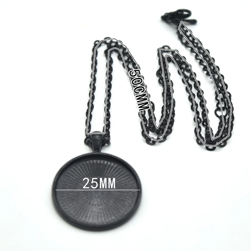 5 шт./лот модная сделай сам 25 мм бижутерия со стеклянными кабошонами базовый лоток