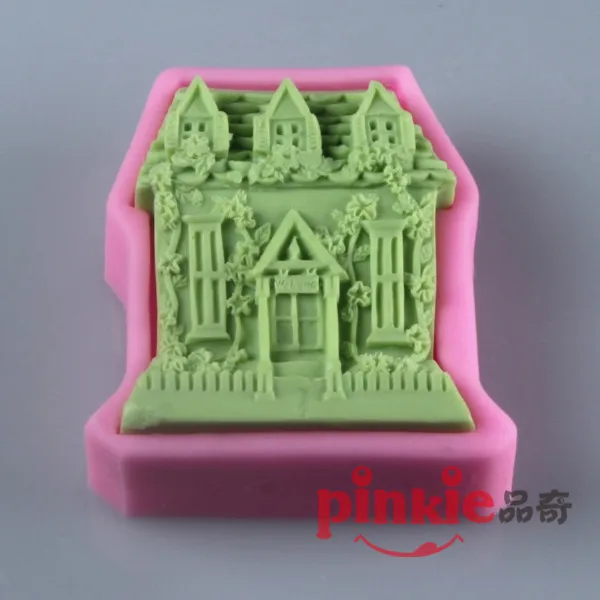Большая силиконовая форма для мыла в форме дома полимерная глина ручной работы