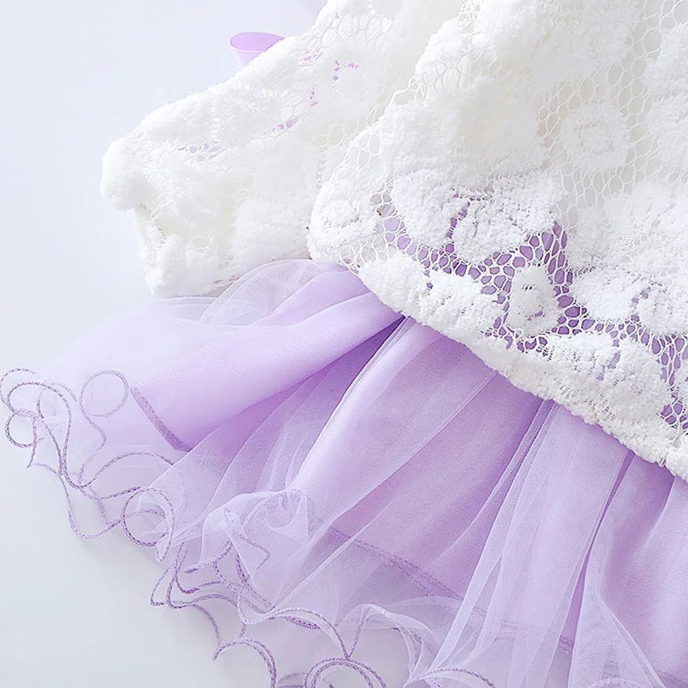 Vestido infantil/платье для маленьких девочек; сезон зима-весна; вечерние платья-пачки принцессы с кружевом для маленьких девочек; вечерние платья