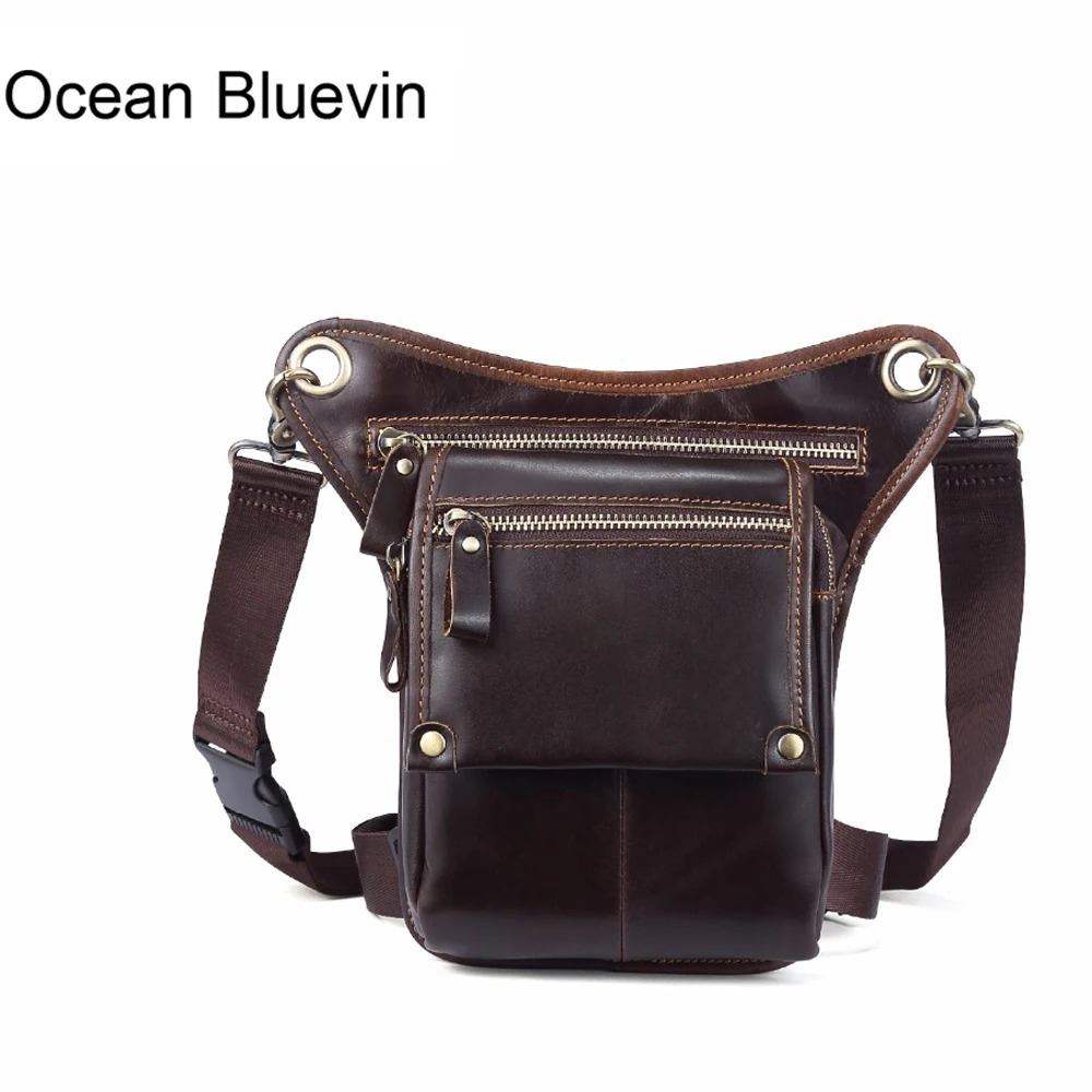 Мужские сумки через плечо OCEAN bluewin винтажные из натуральной воловьей кожи с
