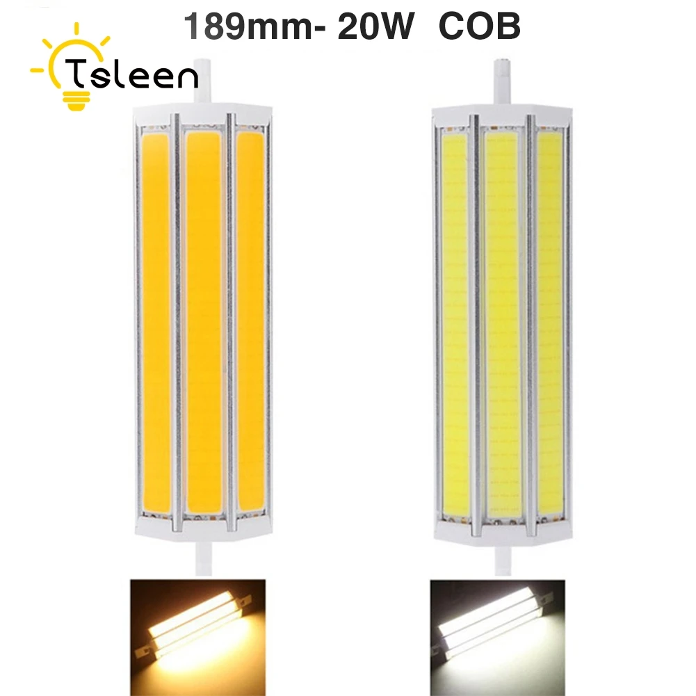 R7S светодиодный Диодная лампочка светильник Bombillas 78 118 135 189 мм высокое Lumne COB 220V 9 Вт 13 Вт, 15 Вт, 20 Вт, R7S ампулы Светодиодный точечный светильник лампа