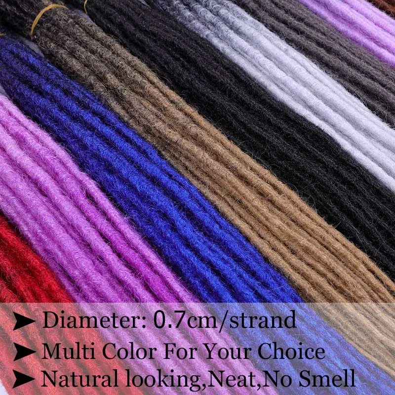 Пряди волос дреды ручной работы для наращивания 24 дюйма пряди в стиле хип хоп из