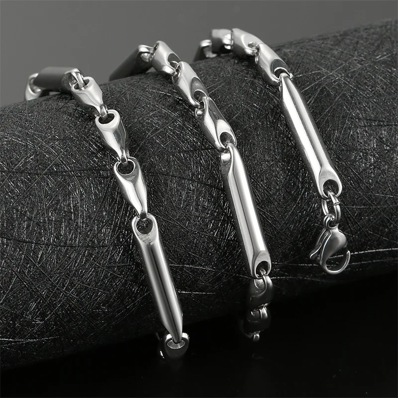 Азиз BEKKAOUI нержавеющая сталь змея золотистого цвета ожерелья звено цепи колье