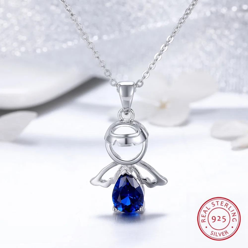 Женское ожерелье с подвеской из стерлингового серебра 925 пробы Angle &amp Devil