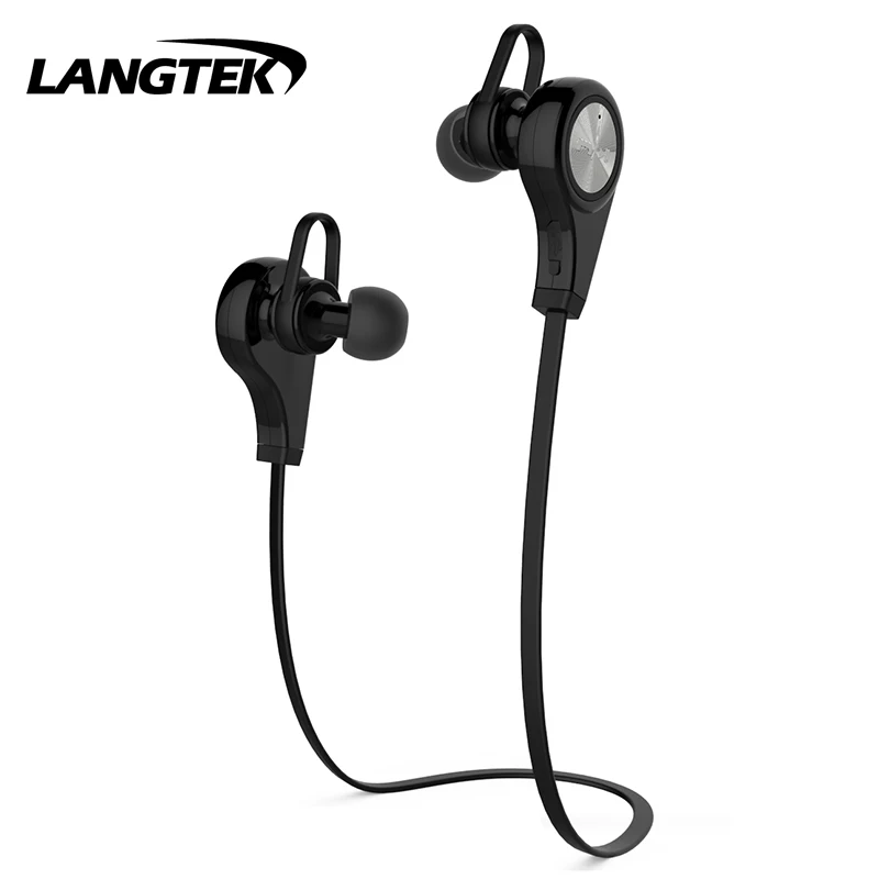 LANGTEK Bluetooth Earphone Headphone Microphone stereo wireless Sports headset bluetooth 4.1 for Iphone Samsung Xiaomi HTC | Электроника