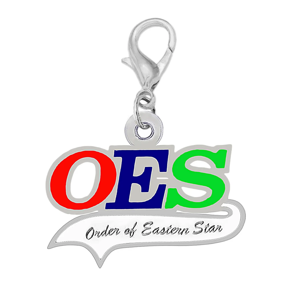Новый дизайн эмалированный металлический греческий кулон с надписью OES для