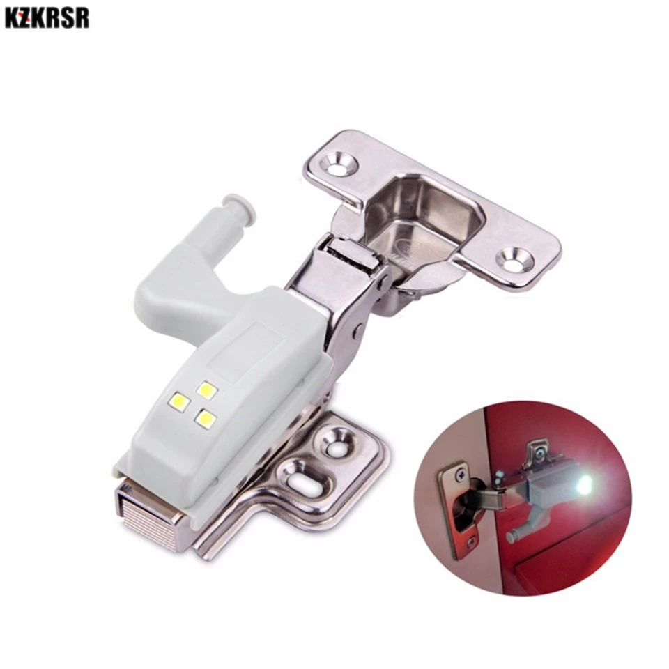 10 шт./лот светодиодный светильник для шкафа внутренняя петля двери лампа с умным