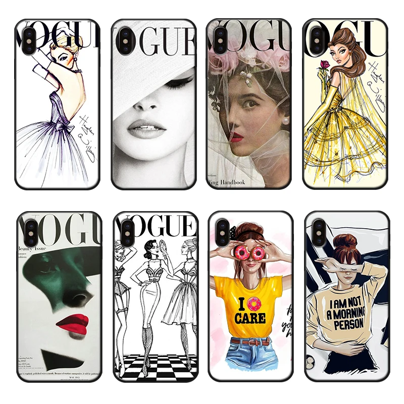 Больше Lssues чем Vogue чехол для телефона iphone7 8 Plus роскошный мягкий силиконовый iPhone8 6