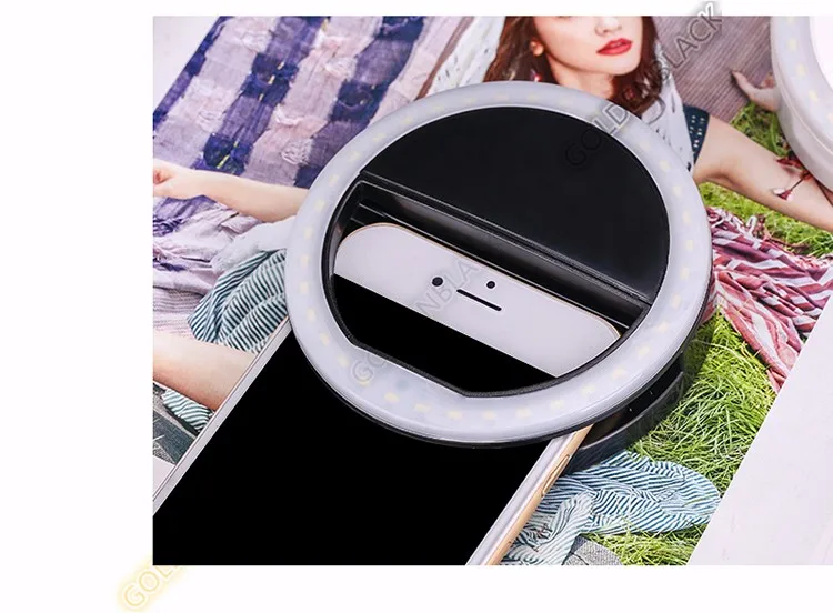 WILTEEXS 36 светодиодный портативный светодиодный фонарик-вспышка для камеры с зажимом для мобильного телефона, кольцевой светильник для селфи, видео-светильник для улучшения ночной съемки