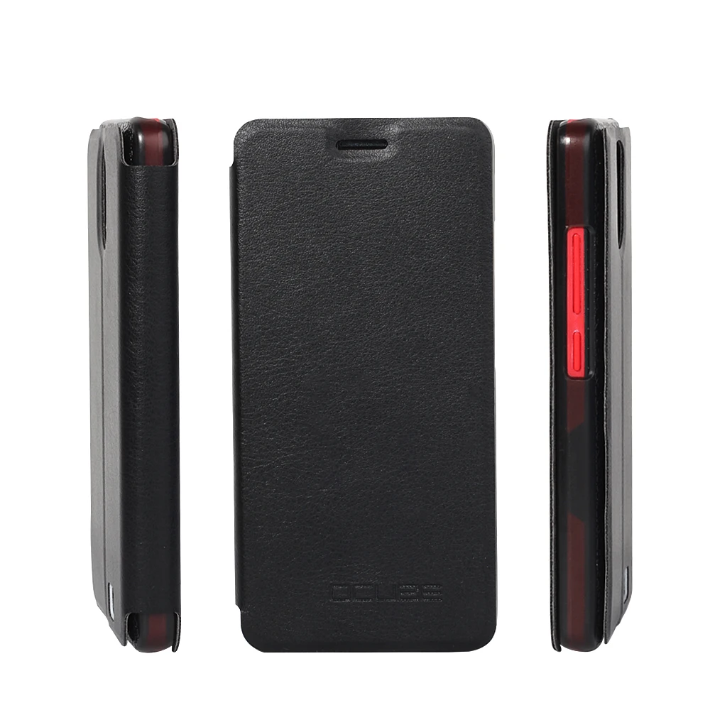 Ocube HOMTOM S12 кожаный защитный чехол с откидной крышкой-подставкой из искусственной