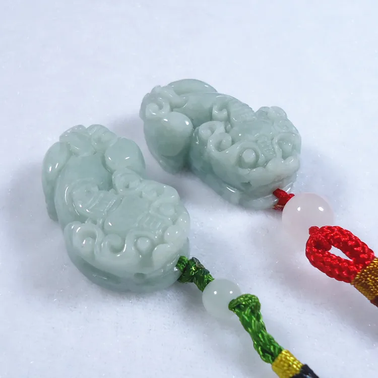 Подвеска из натурального жадеита с камнем ручной работы плетеный резной кулон в