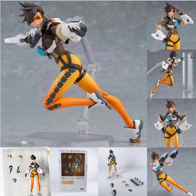 Figma 352 игры ow за часы персонаж Tracer экшн Коллекционная Фигурка модель игрушки 15