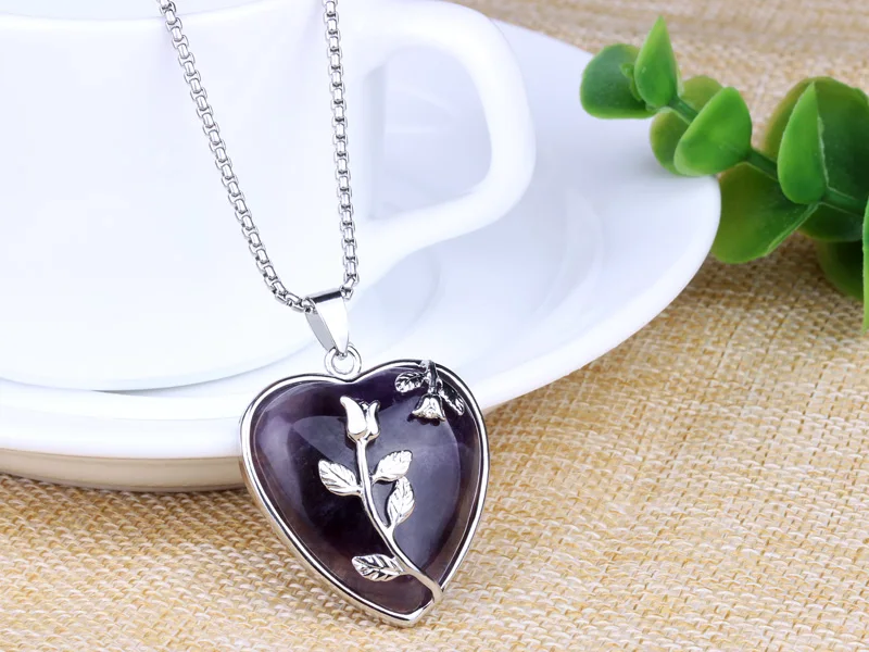 Натуральный фиолетовый аметист кварцевый кристалл камень чакры реики