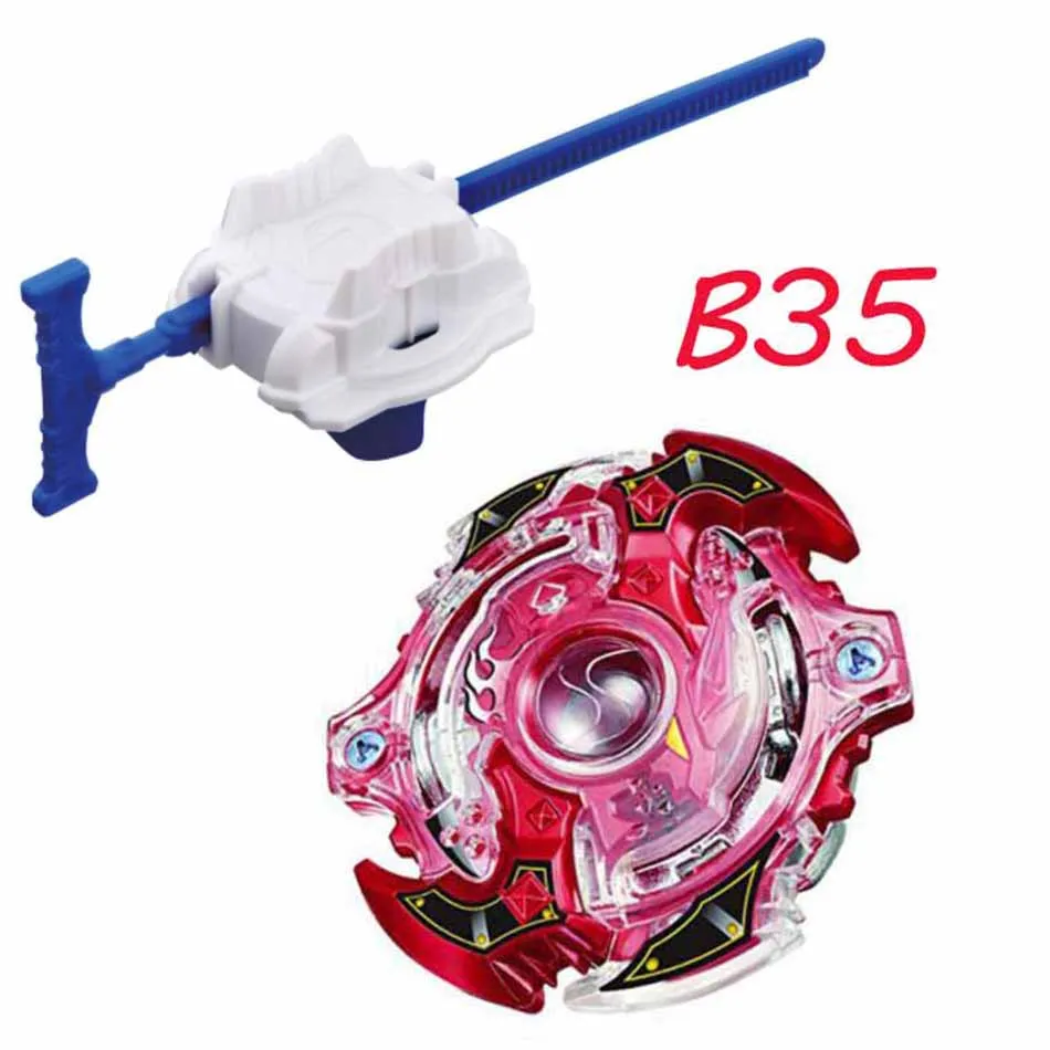 Toupie Bey Bay Burst Metal Fusion B113 Top lanzador Metal Bey Bay Burst Launcher игрушки для детей - Цвет: B35 No box