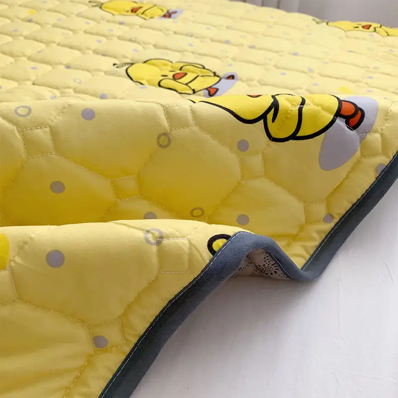1 шт. матрас желтого цвета в мультяшном стиле|Наматрасники| |