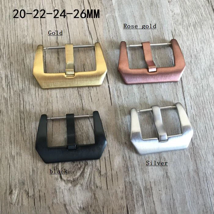 

up to date! 316 steel, leather strap buckle 20 22 24 26MM, applicable to all kinds of brand watches clasp, watch accessories
