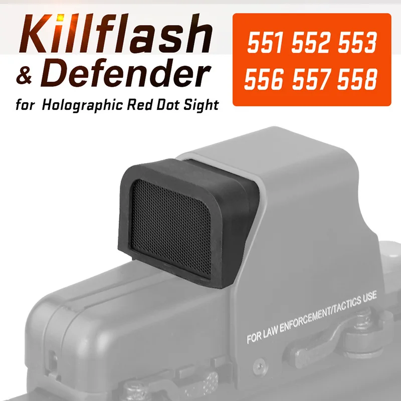 Тактическая черная коричневая вспышка Kill Flash для 551 557 Red Dot Scope gs33-0032 | Спорт и