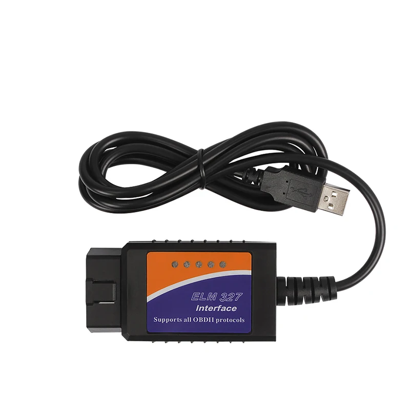 OBD2 автомобильные аксессуары ELM327 v1.5 Bluetooth USB OBD 2 ELM 327 CAN-BUS автомобильный диагностический для Android Крутящий момент 9 видов OBD2 протоколы - Цвет: USB V1.5