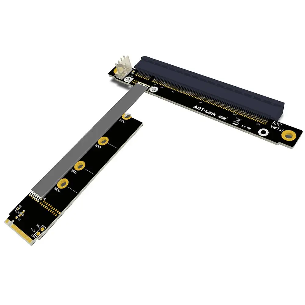 M.2 для NVMe к PCIe 16x Riser X11050ti 1060ti 1080ti RX580 видеокарта расширитель M2x16 PCI e NVIDIA AMD A N карта Btc