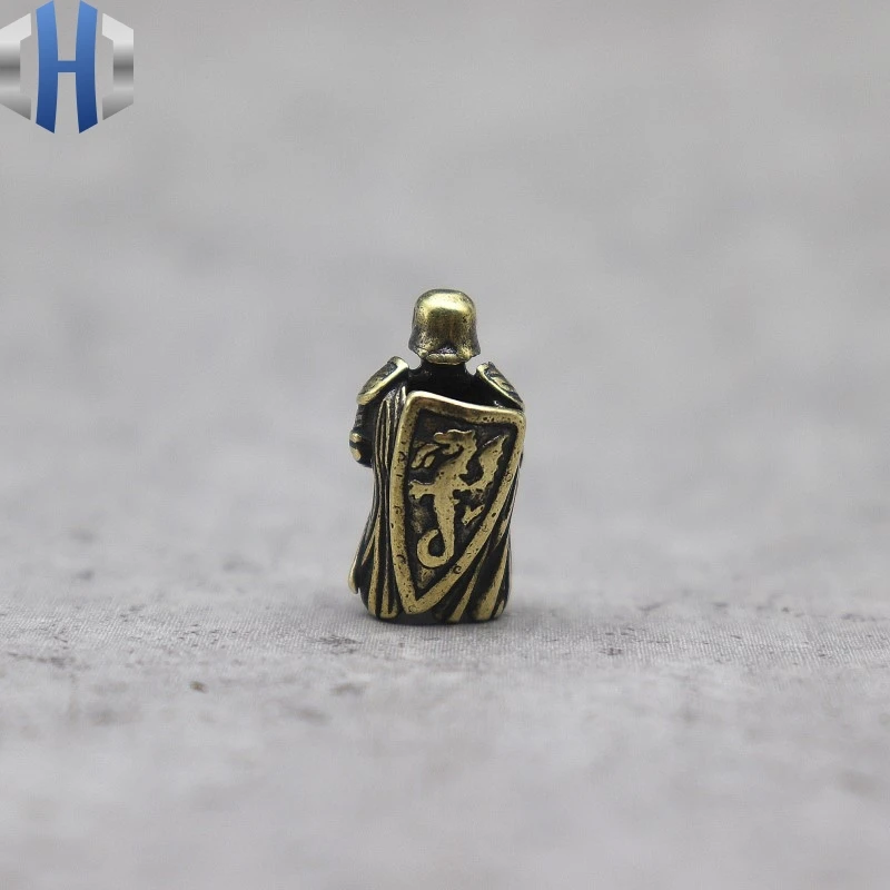Ranger Soldier латунные бусины для ножей латунные персональные черепа EDC бусины череп брелок Подвеска Висячие веревки бусы на веревочке