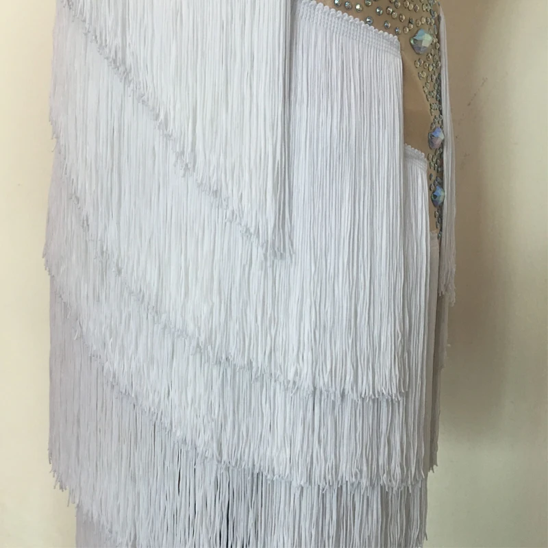 Детское платье для латиноамериканских танцев с бахромой | Тематическая одежда и