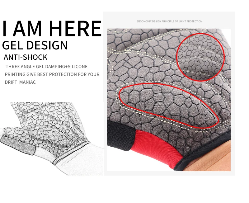 Велосипедные перчатки с полупальцами Gant Guantes, велосипедные перчатки MTB, гелевые, противоударные, дышащие, с пауком