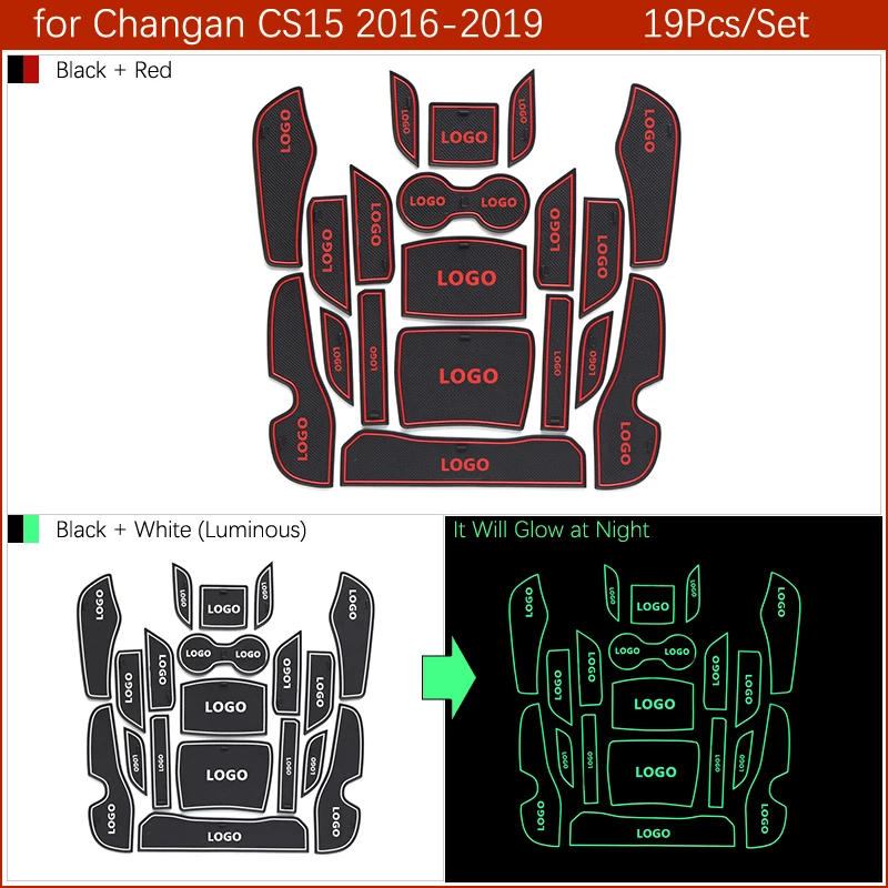 Противоскользящий резиновый подстаканник со слотом для ворот Changan CS15 CS35 CS75 CX70 2012