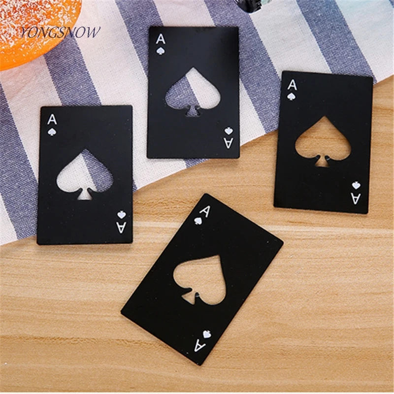 1p Poker Card открывалка для пивных бутылок, стальная открывалка для свадебной вечеринки, банкета, сувениры, кухонные инструменты для столовой, бара, декор стола, сувениры