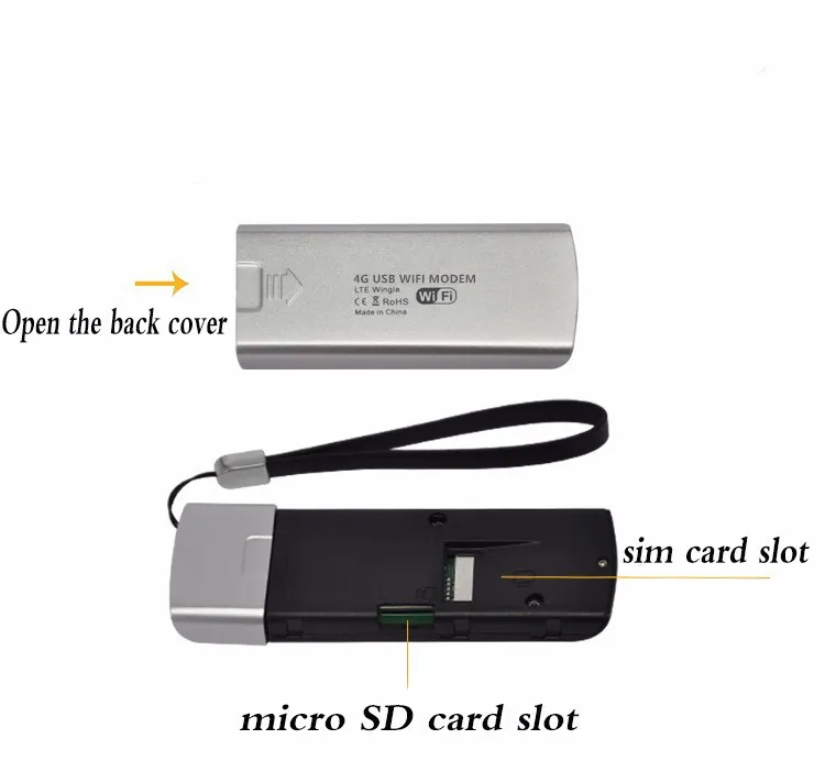 TIANJIE разблокированный 4G LTE USB WiFi роутер модем 3g/4G WiFi точка доступа 4G Автомобильный wifi модем сетевой адаптер с разъемом для sim-карты