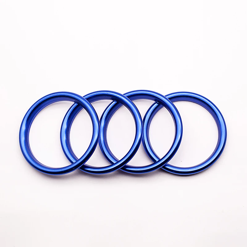 4 шт. модный стиль украшение из алюминиевого сплава кольцо на выход покрытие
