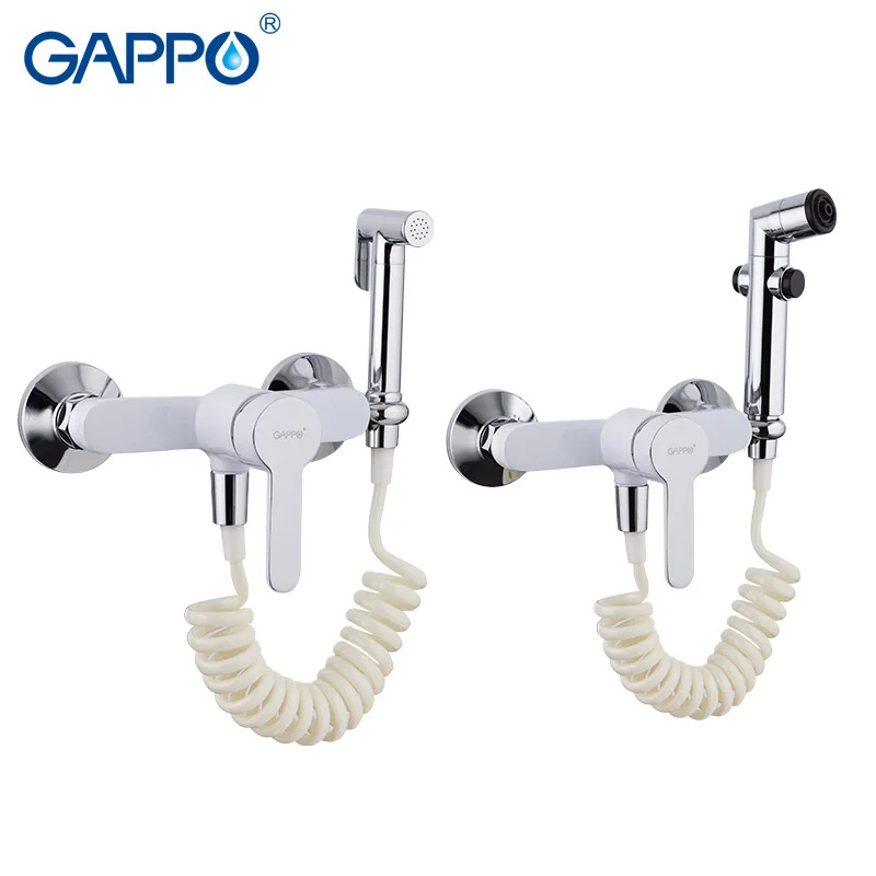 GAPPO белый смеситель для душа биде ручной спрей ванная комната мусульманский