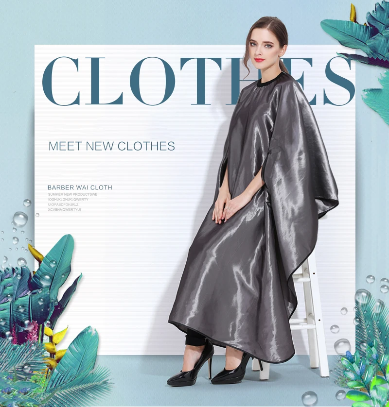 Специальный дизайн скрытых рукавов накидка для салона парикмахерский фартук