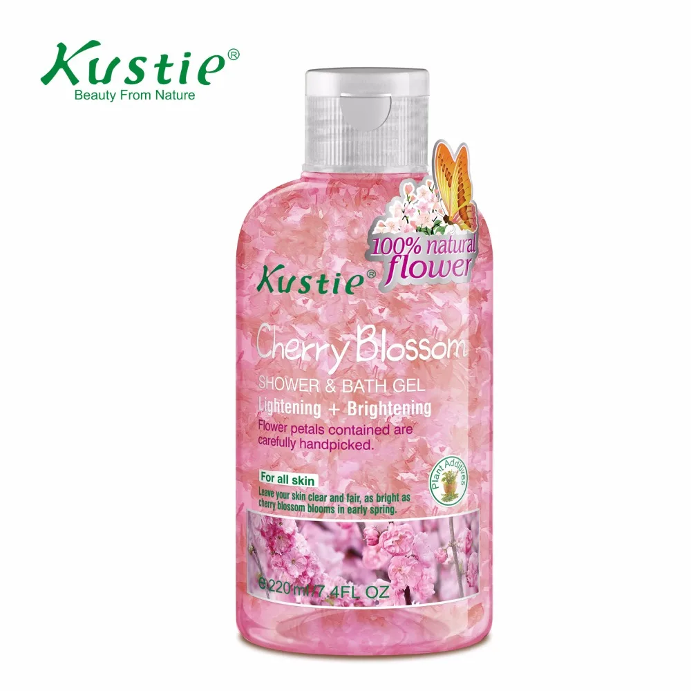 KUSTIE отбеливающий гель для душа и увлажняющий Cherry Blossom жидкости Мыло Средства