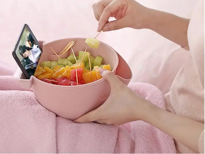 1 шт. фрукты семена дыни закуски чехол Еда ящик для хранения креативные Double Deck