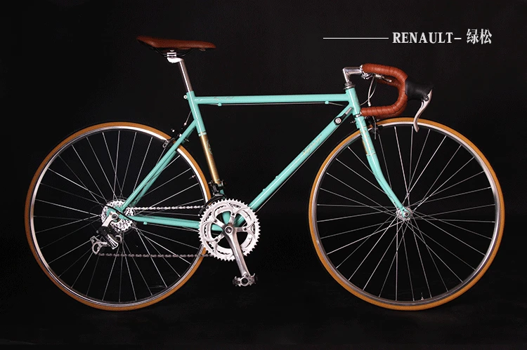Дорожный Велосипед fixie bike 700C Винтажный велосипед с фиксированной передачей 14 скоростей Дорожный велосипед