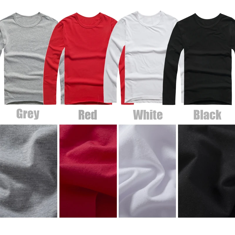 

iDzn New Pumpkin Spice is My Favorite Season Print Long Sleeve T Shirt Men Boy Slim Fit Unisex T-shirts Multi Color O Neck Tee