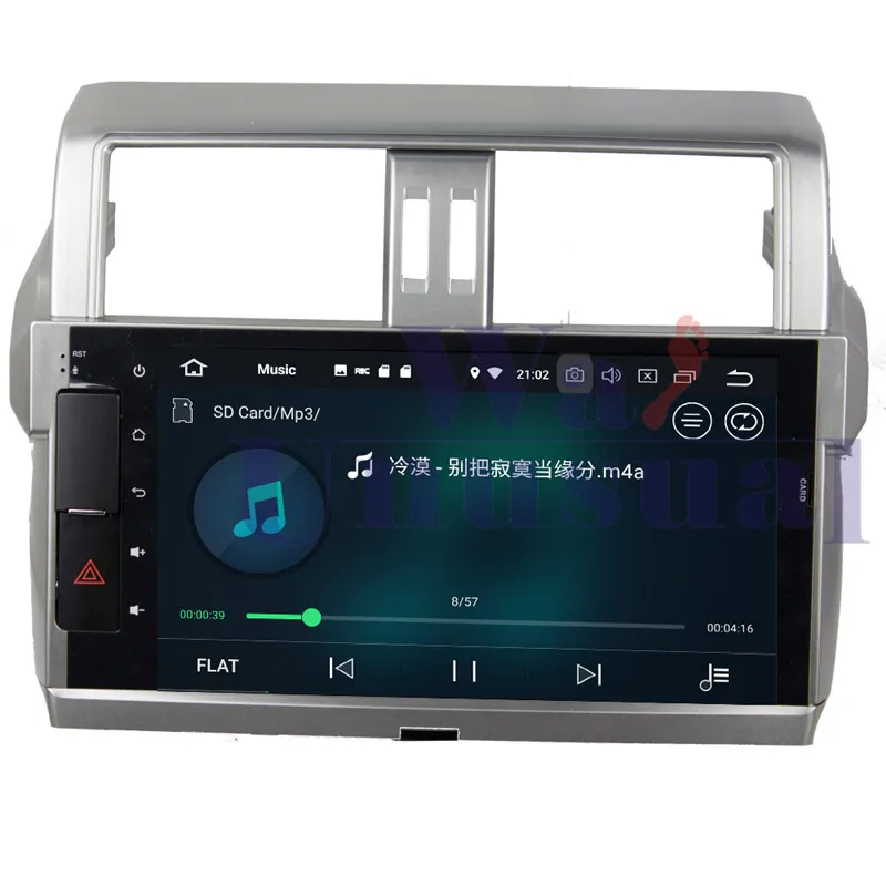 Автомагнитола wanобычно Android 9 0 для Toyota PRADO 2014 2015 GPS навигатор проигрыватель без DVD