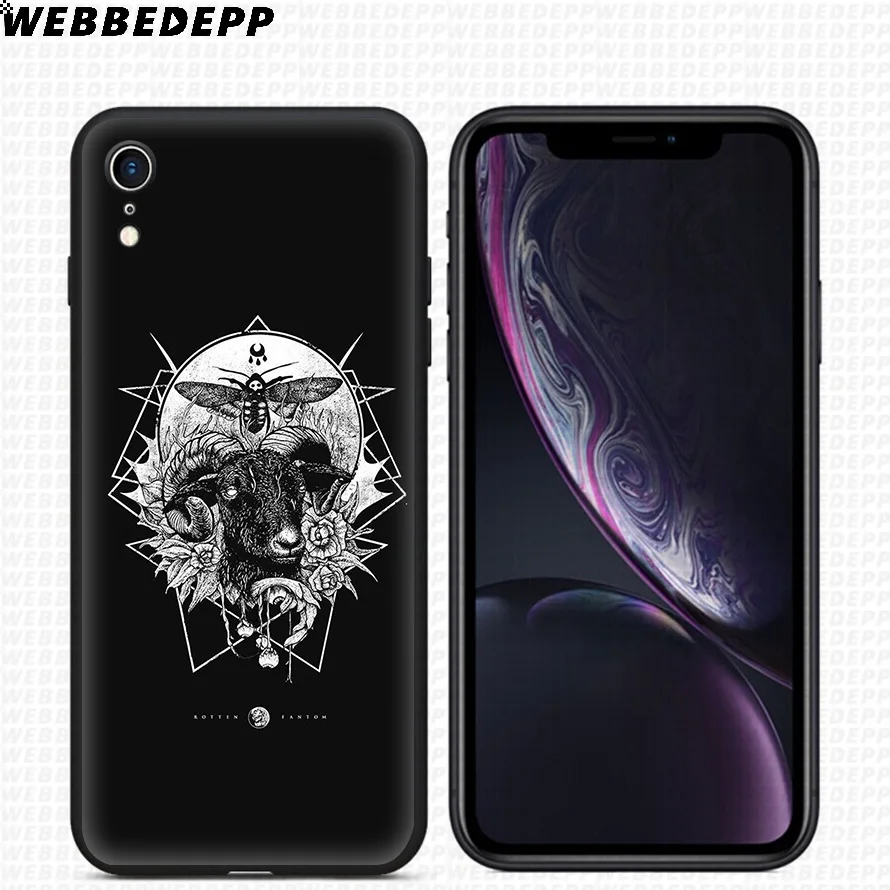 Мягкий силиконовый чехол WEBBEDEPP Devil Satan для iPhone 11 Pro Xr Xs Max X или 10 8 7 6 6S Plus 5 5S SE Case |