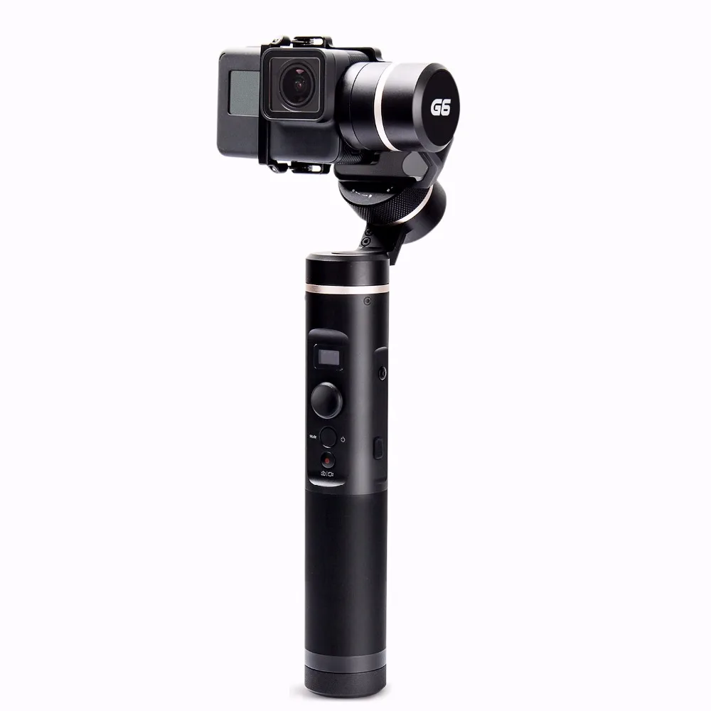 FeiyuTech Feiyu G6 ручной карданный стабилизатор для Gopro Hero 6 5 RX0 экшн-камера Wifi+ BlueTooth OLED экран угол наклона