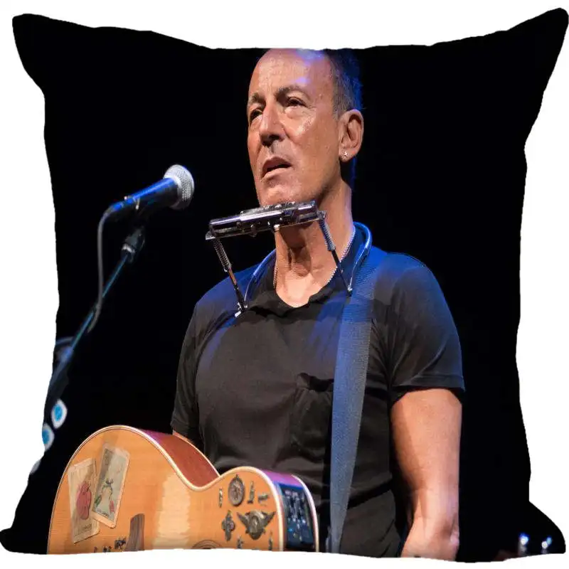 Обычай Брюс Спрингстин квадратный Чехол на подушку молнии для спальни домашняя