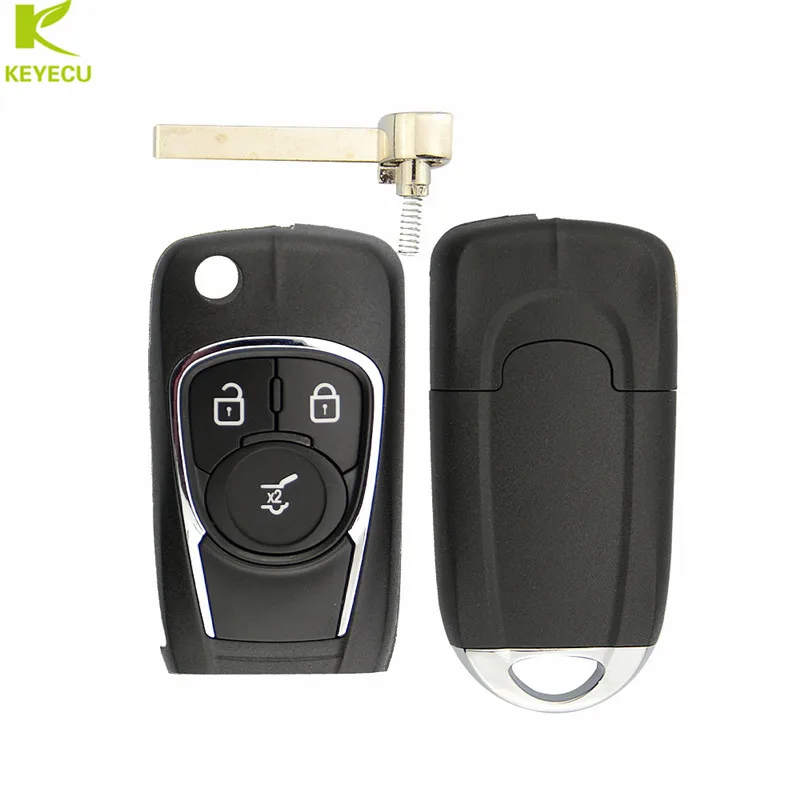 Сменный Чехол KEYECU для Chevrolet Cruze Buick VAUXHALL OPEL Insignia Astra J Zafira C|Ключ от авто| |