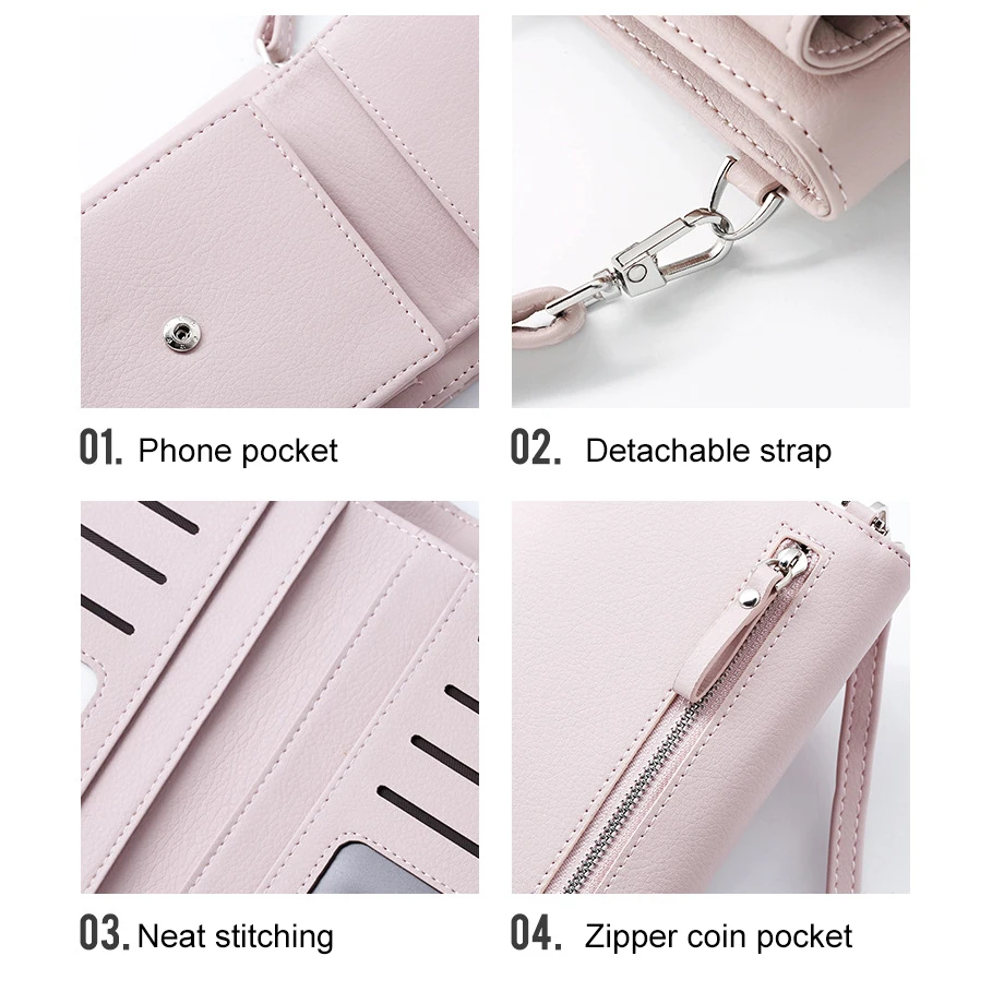 Женский кошелек чехол для телефона|Женские кошельки| |