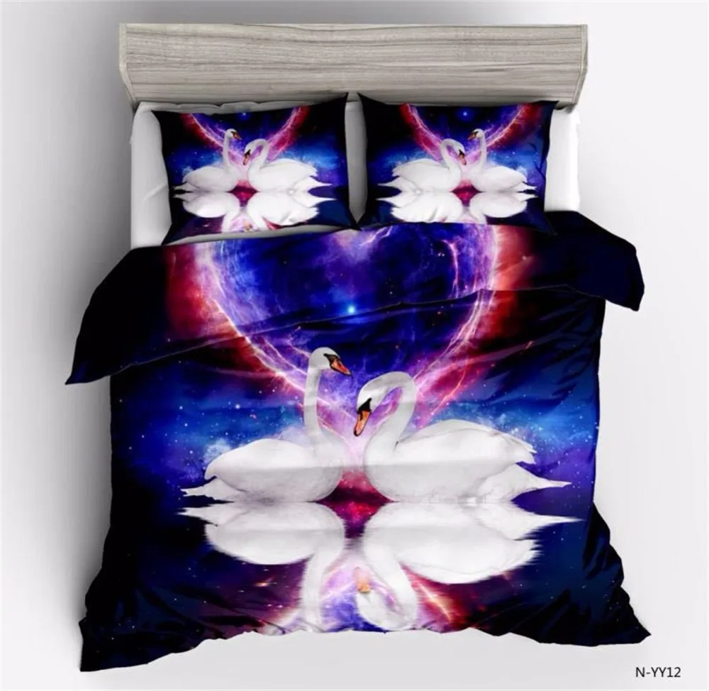 Комплект постельного белья из 3 предметов с пододеяльником и наволочками | Дом