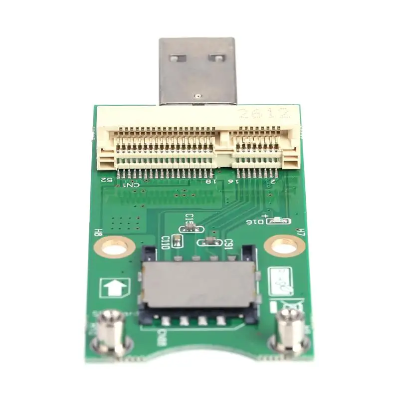

Mini PCI-E to USB Adapter Card With SIM Card Slot For Module WWAN/LTE