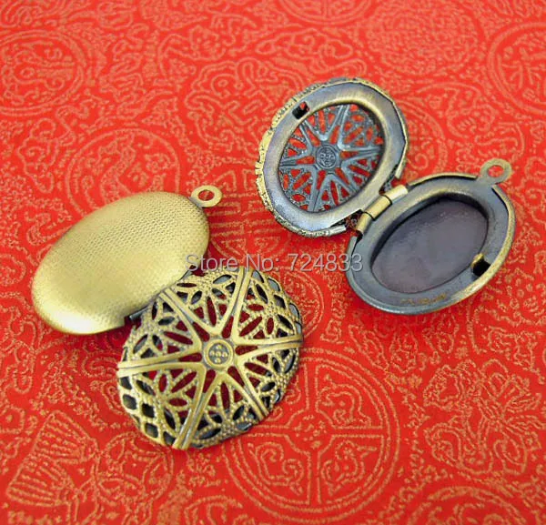 20x15x5 мм античный бронзовый тональный диффузор с эфирным маслом открывающийся