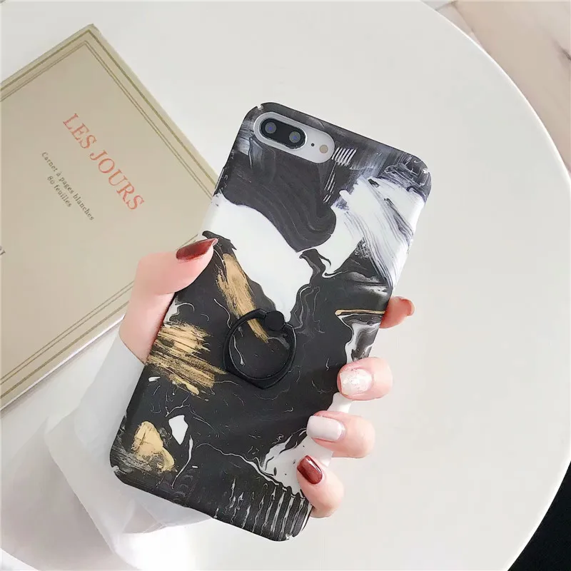 DISCASE модный винтажный мраморный чехол для телефона iphone 8 7 plus XS MAX XR X 6 6s Твердый из